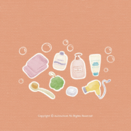 욕실 아이템 일러스트